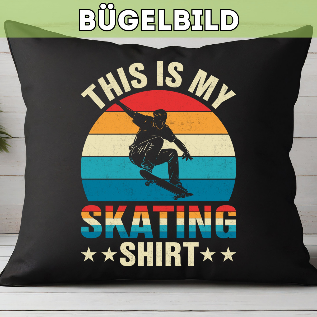 Bügelbild Skating